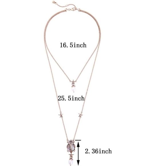 Anthropologie Insect Double Necklace - Picture 4 of 5